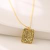 Small Square Necklace for Women, Fashionable, Versatile and High-end Style Clavicle Chain for Best Friend Girlfriend Gift