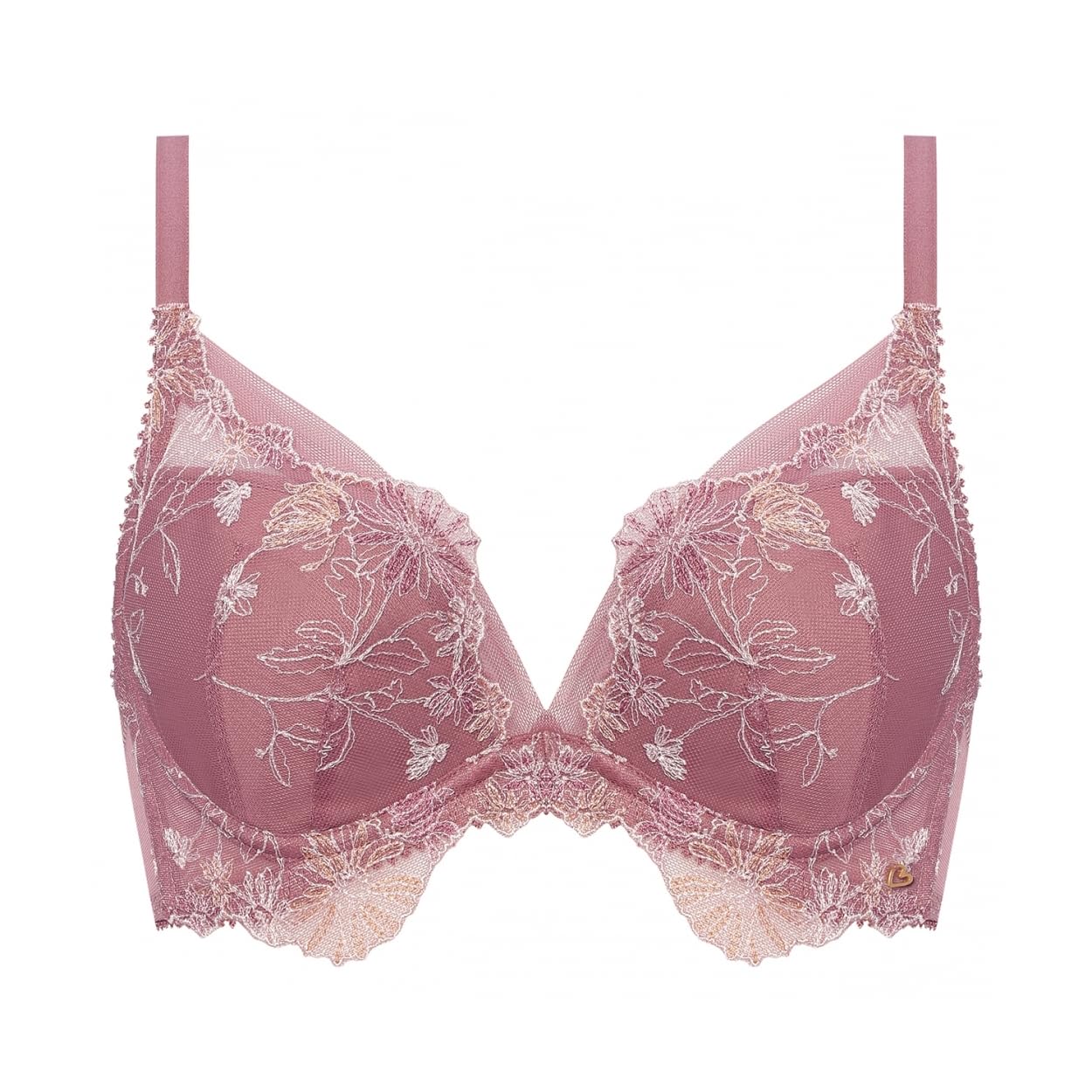 

Бюстгальтер AMOSTYLE Deep V Graceful Flower M020 Размер C70 (Без подкладки) (розовый)