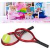 Doll Tennis Racket 1/12 Scale Home Decor Perfect Details Miniature Tennis Racket with Storage Bag for Kids