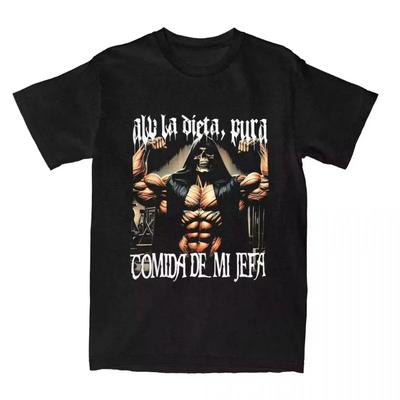 American Vintage Calacas Chidas Gym Pattern Print T-shirt NMS CULEROS WHO TOOK MY WATER Popular T-shirt Unisex Summer Casual Top#Color(5)