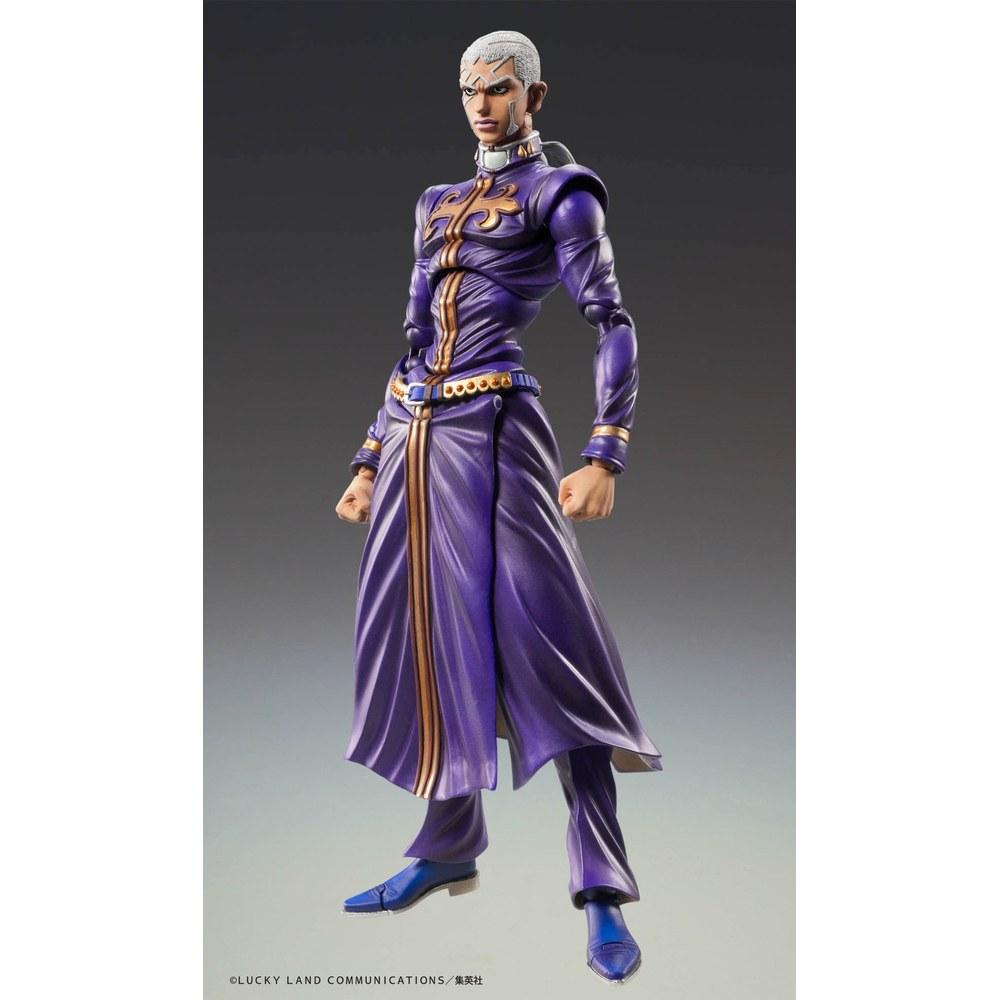 Medicos Entertainment JoJo's Bizarre Adventure Part 6 Stone Ocean Enrico P. Action Figure PVC ABS Nylon Painted Movable 160mm