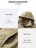 Men's Autumn/Winter Graphene-Cotton Padded Jacket: Loose Fit, Trendy, Thick & Warm