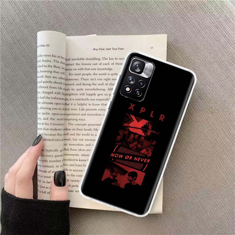 Sam and Colby XPLR Phone Case For Redmi Note 13 12 Pro Plus 14 15 Pro 5G 11 11T 11E 11S 10 Pro 10S 9 9S Cover Cell Clear TPU Cap