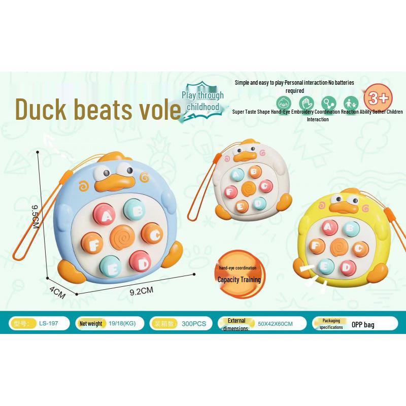 Interactive Whack-a-Mole Puzzle Toy for Early Childhood Development