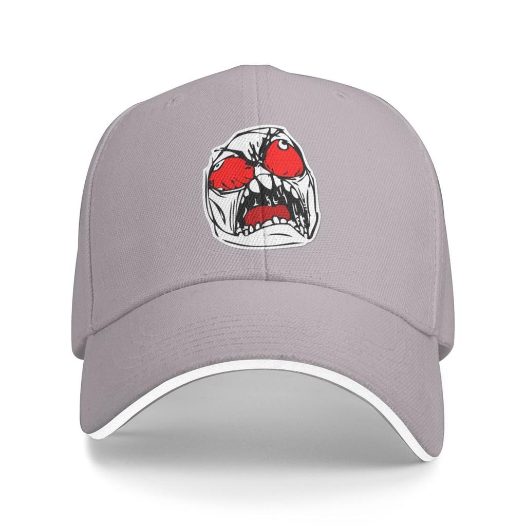 Rage Guy Face Meme Baseball Caps Unisex Hip-Hop Sun Hats Hat Adjustable Snapback Caps Trucker Cap Summer Hat