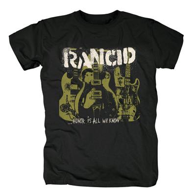 Rancid Stink Choir Rock Festival Printed Metal Punk Men's and Women's Cotton Loose Short Sleeve T-Shirt