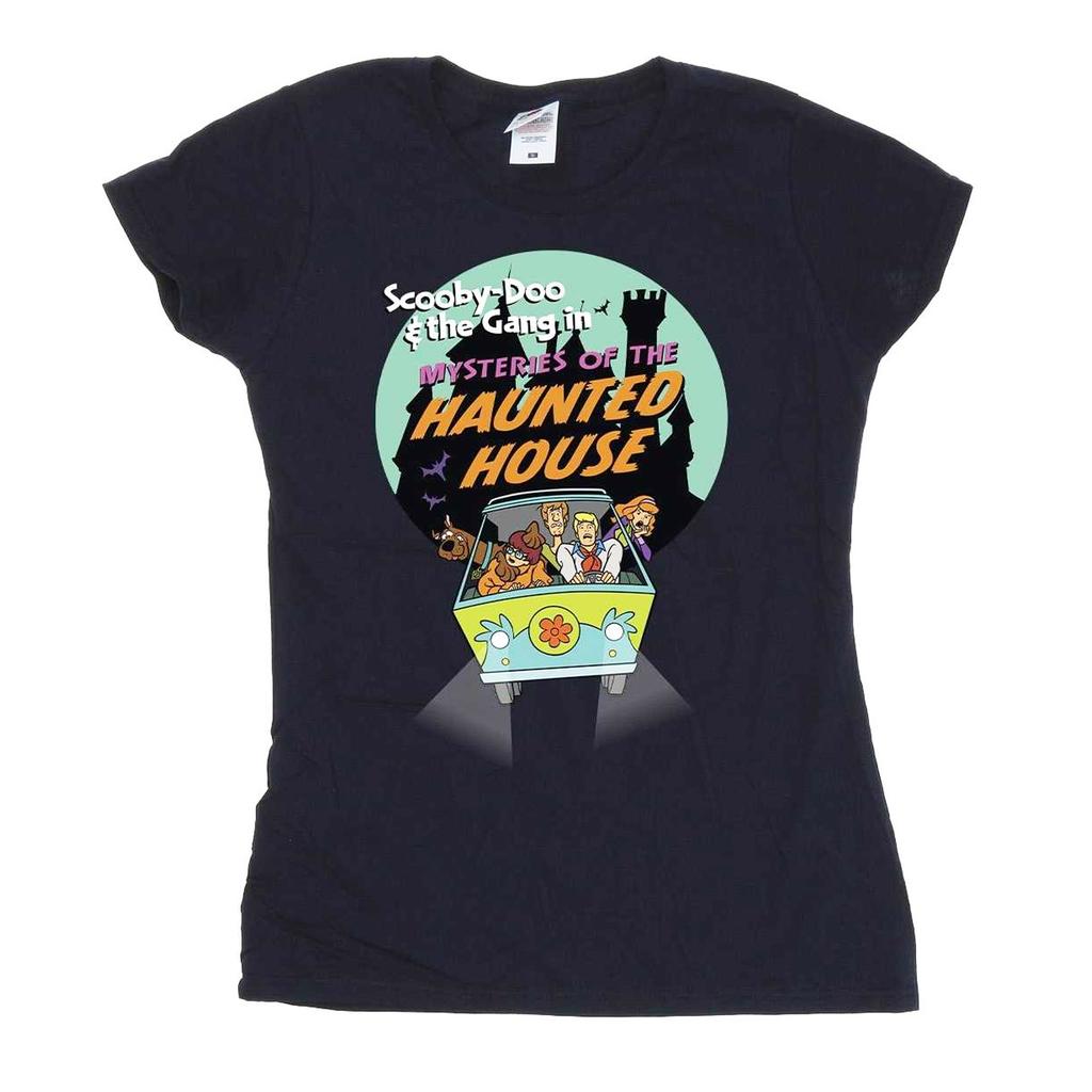 Scooby Doo Womens/Ladies Haunted House T-Shirt