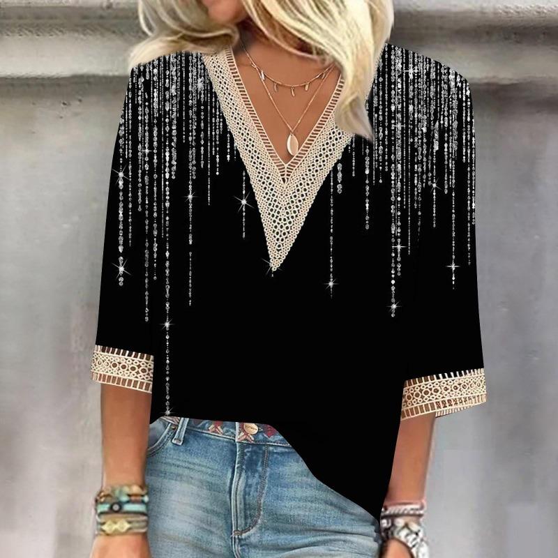 

НОВИНКА Темпераментна вільна жіноча сорочка великого розміру Модна повсякденна блуза Елегантна жіноча сорочка з довгим рукавом Святковий верх вихідного дня 3XL