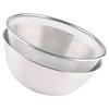ABFS Kitchen Tool Stainless Steel Drain Basket And Bowl For Fruits, Vegetables, Rice For Easy Washing Kitchen Colander Set