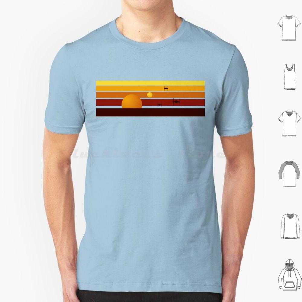 Tatooine Sun Classic T Shirt Cotton Men Women DIY Print Tatooine Sun S