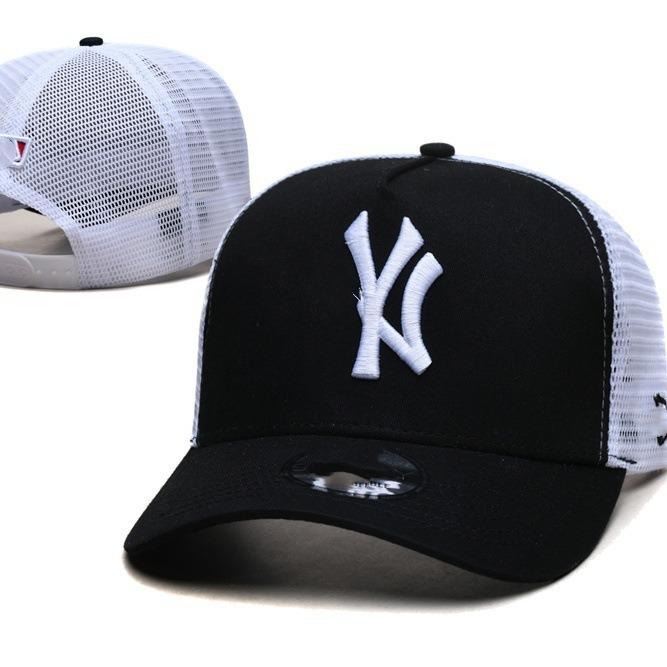 Trendige Netz-Baseballkappe einer Marke für Damen, neue Frühling/Sommer bestickte Kappe mit großem Logo und Schirmmütze, atmungsaktive Netz-Sonnenkappe für Herren
