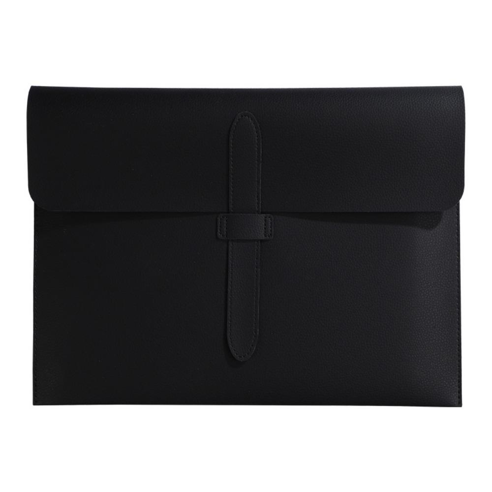 PU Leather Document Folder A4 Storage Bag Fashion Document Bag Office Organizer