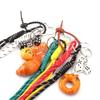 Adorable Alkaline Bread Phone Charm Keychain Pendant Woven Rope Bow Love Heart Pendant Girl Gift Fashion Charm Accessories