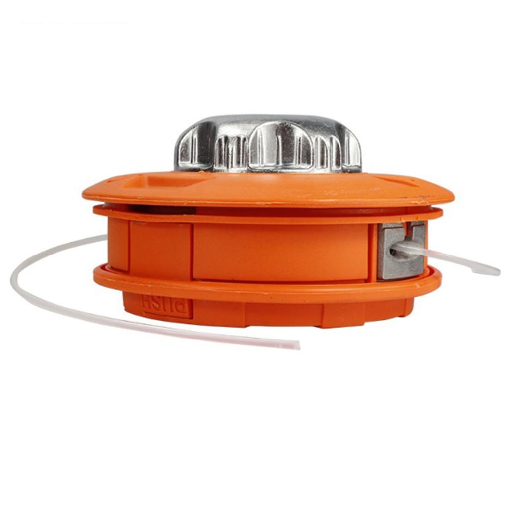 Trimmer Head Replacement Left Rotation Aluminum Grass Trimmer Head for Garden Weeder