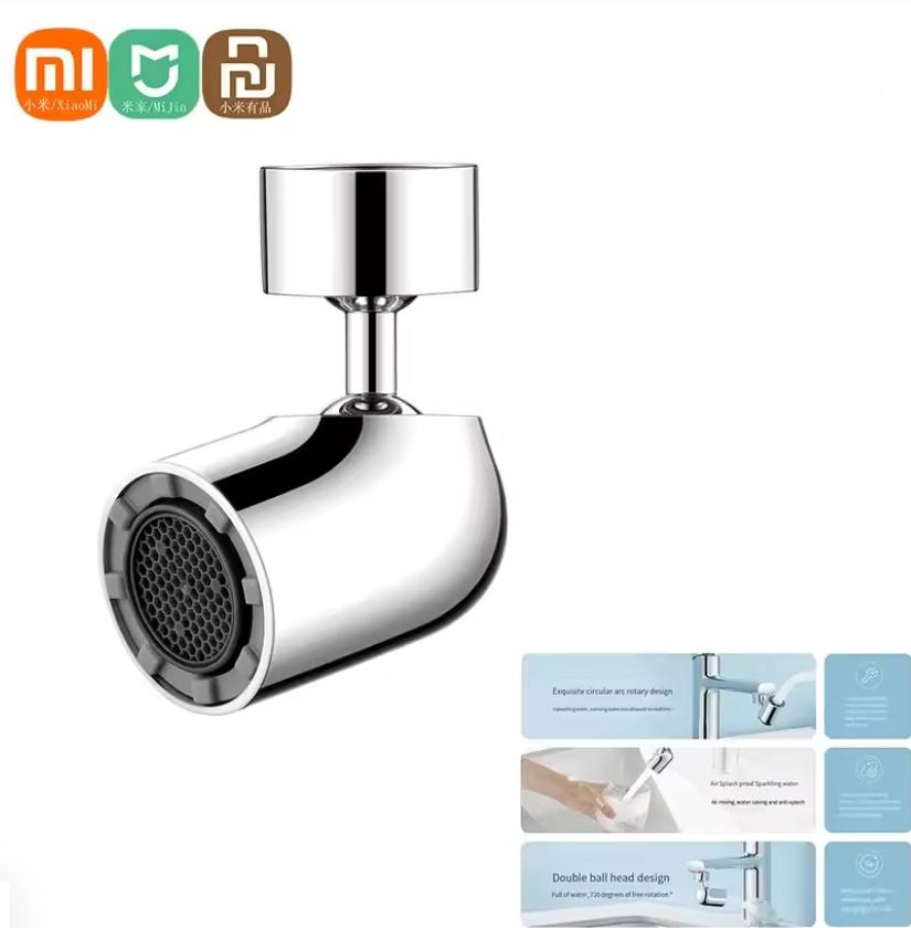

Xiaomi Smart Mouthwash Bubbler S1 Universal Faucet 720° Rotatable Splash-proof Water Nozzle Joint To Wash Face Bathroom Supplies