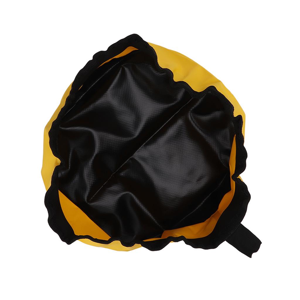 Zusammenklappbarer Eimer mit Griff Leichter Faltbarer Wasserbehälter Verdicktes PVC Waschbecken für