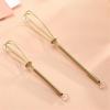 Cream Whipper Small And Exquisite Spring Handle Stainless Steel Four-color Household Products Handheld Egg Beater Whisk 17g 11g