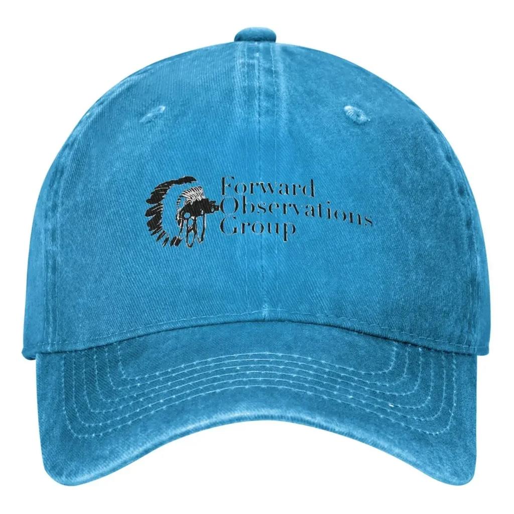Forward Observations Group Denim Baseball Cap FOG Death Skeleton Kpop Rock Hip Hop Hats Summer Unisex Street Style Snapback Cap