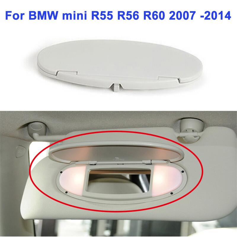 Sun Visor Vanity Mirror Cover Grey 2007-14 Fits BMW MINI Cooper R55 R56 R58 R60.