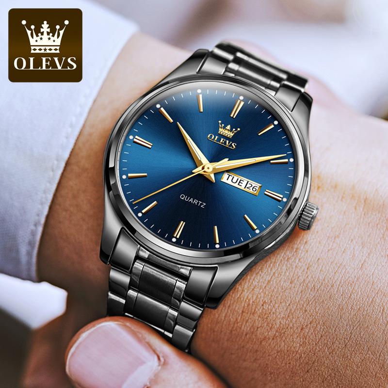OLEVS Brand Watch Quartz Watch Multifunctional Waterproof Luminous Men Watch Men Watch