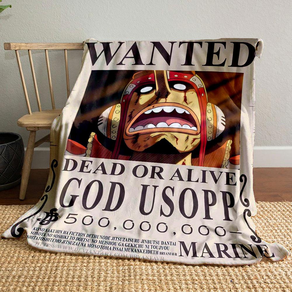 Wanted Poster Parody Blanket Design Print Blanket Soft and Cozy Perfect for the Living Room Bed Sofa or a Nap,gift