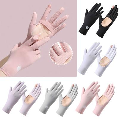 Breathable Touch Screen Gloves Sun Protection Thin Five Finger Mitten Men Women Basketball Running