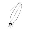 Elegant Black Crescents Moon Necklace Symbolizing Inner Strength And Endless Possibilities for Fashionable Women