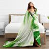 Delicious Food Pattern Cabbage Leaf Blankets Velvet Decoration 3D Multifunction Ultra-Soft Throw Blankets for Couch