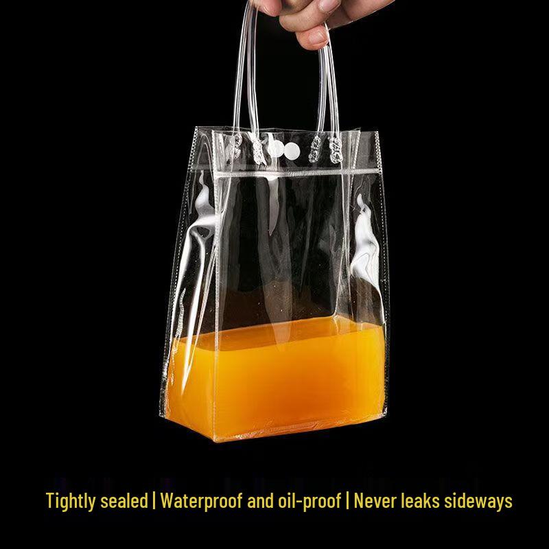Clear PVC Gift Handbag (5-Pack)