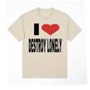 I Love Destroy Lonely Print Graphic T-shirt Summer Men Women Tops High Quality T Shirt 100% Cotton Oversized T Shirts Streetwear