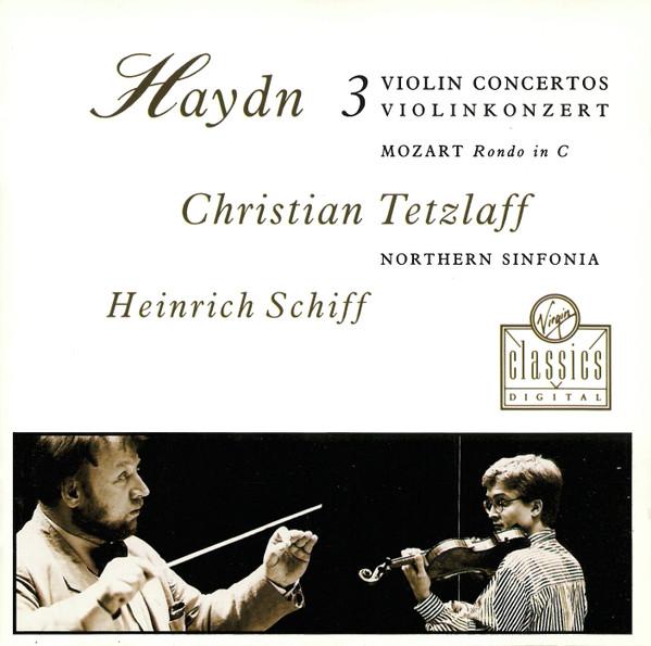 CD CHRISTIAN TETZLAFF HEINRICH SCHIFF Haydn Mozart 3 Violin Concertos VC7914892 VIRGIN CLASSICS 1991 UK Classical Used