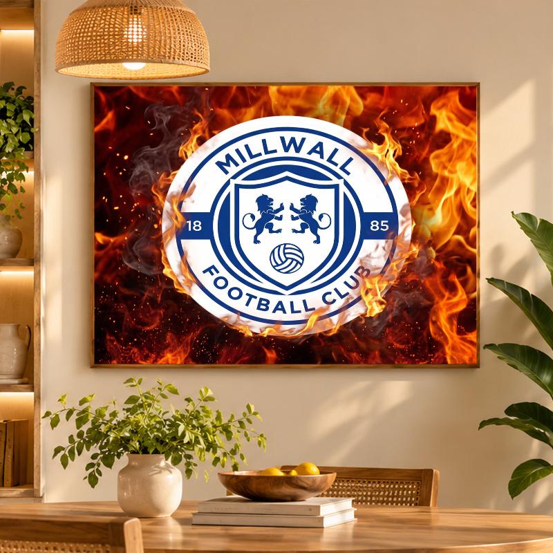 5D Diamond Painting Millwall Football DIY Full Drill Diamond Art Kit Home Decoration