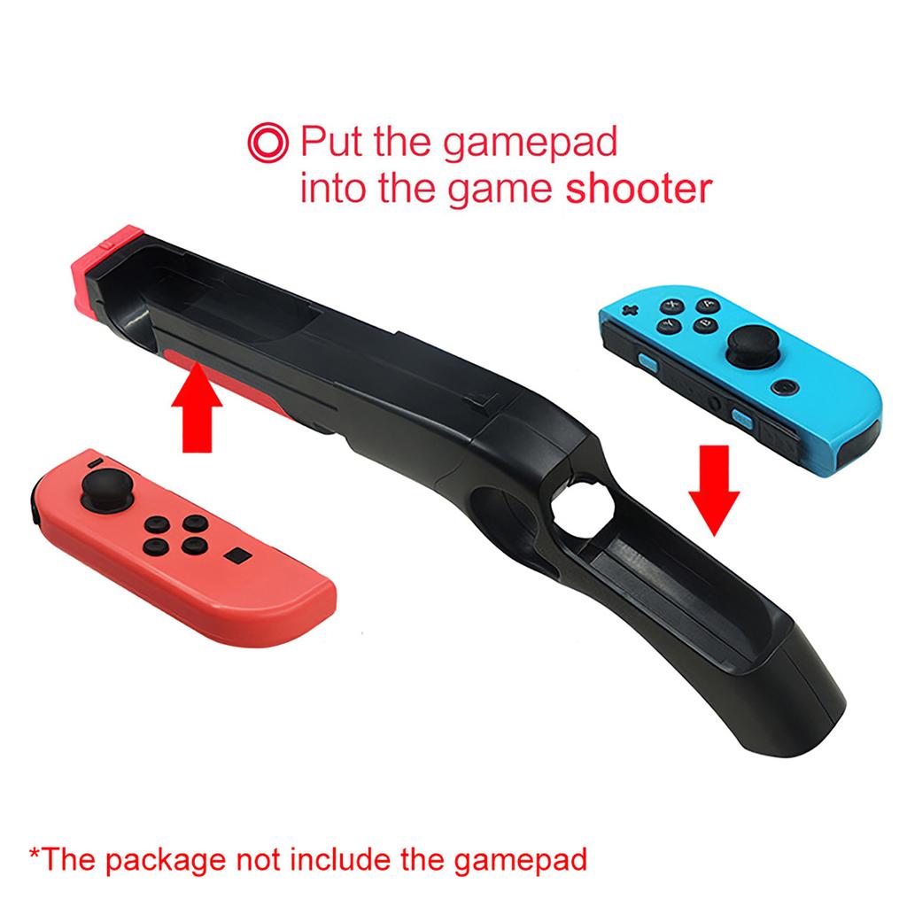 Shoot Game Controller Holder for Nintendo Switch Joy Con Shooting Games Wolfenstein 2 The New Colossus Big Buck Hunter