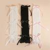 Elegant Lace Bows Stacked Arm Sleeves Breathable Acrylic Arm Warmers for Comfort and Warm in Winter Outdoor Activities