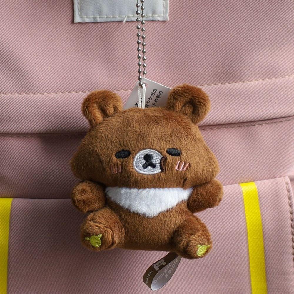 Neue 20. Jubiläums-Limited-Serie Rilakkuma Plüschtier Niedlicher Cartoon-Schlüsselanhänger Mini-Geschenkspielzeug