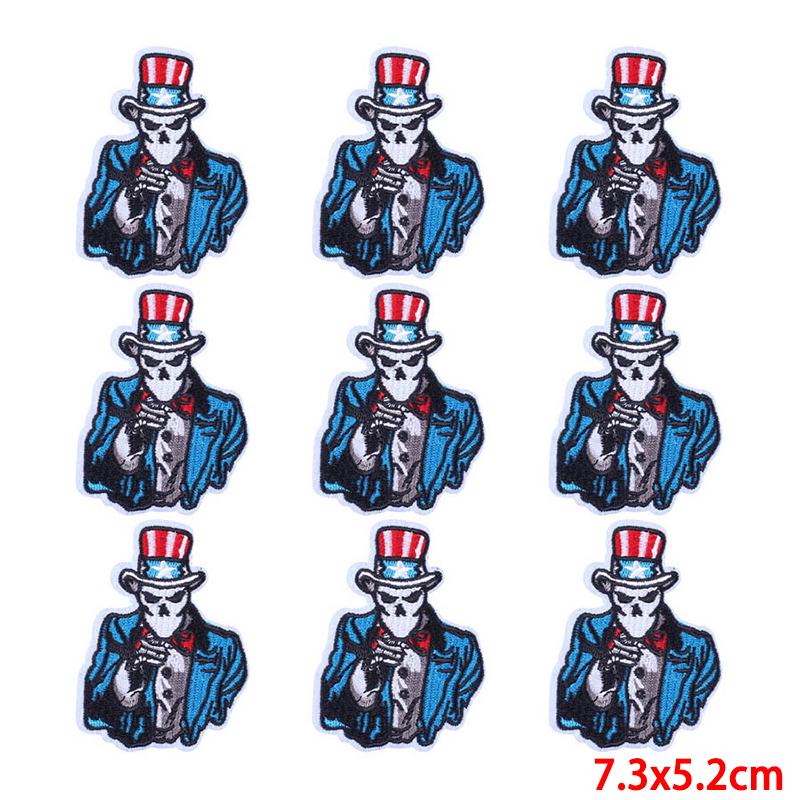 10 teile/los Großhandel Stickerei Patch Eisen Auf Patches Für Kleidung Patches Auf Kleidung Jacken Dekor Applikation Nähen Liefert