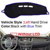 2 Layer Car Dashboard Cover Carpet for Peugeot 508 508sw 508RXH 2010 - 2018 LHD RHD Rug Pad Dashmat Sun Shade Car decoration