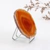 Metal Arm Base Display Stand Easel for Gemstone-Mineral Home-Decor Minerals Fossils Rock Geode Display Stand Ornament