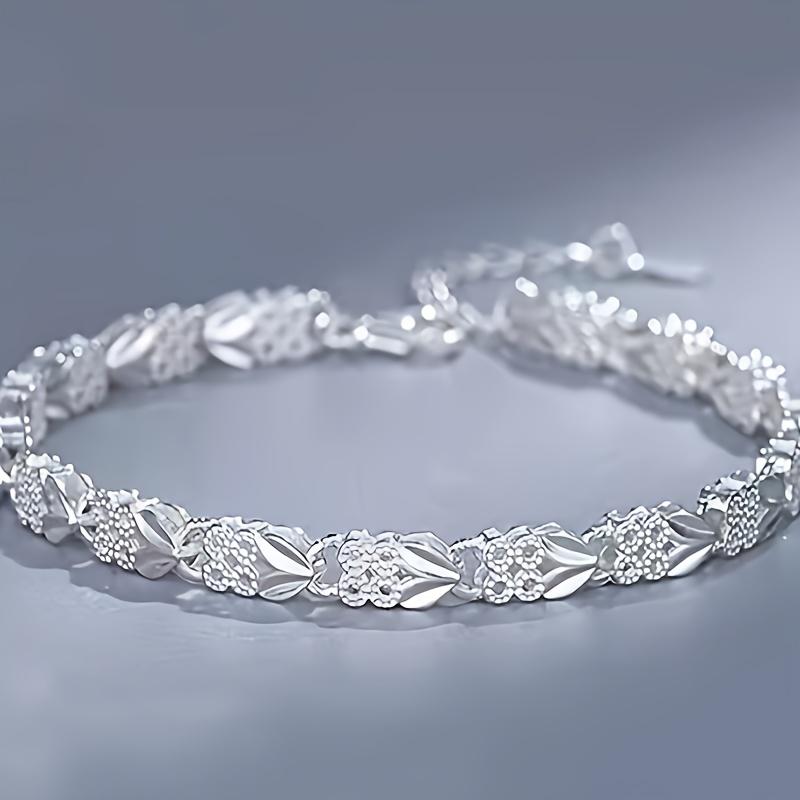 Silvery Bracelet - Elegant And Charming, Suitable For Daily Wear And Special Occasions