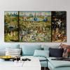 Bosch Hieronymus The Garden of Earthly Delight Poster, Classical Famous Painting Prints Wall Art Canvas Painting