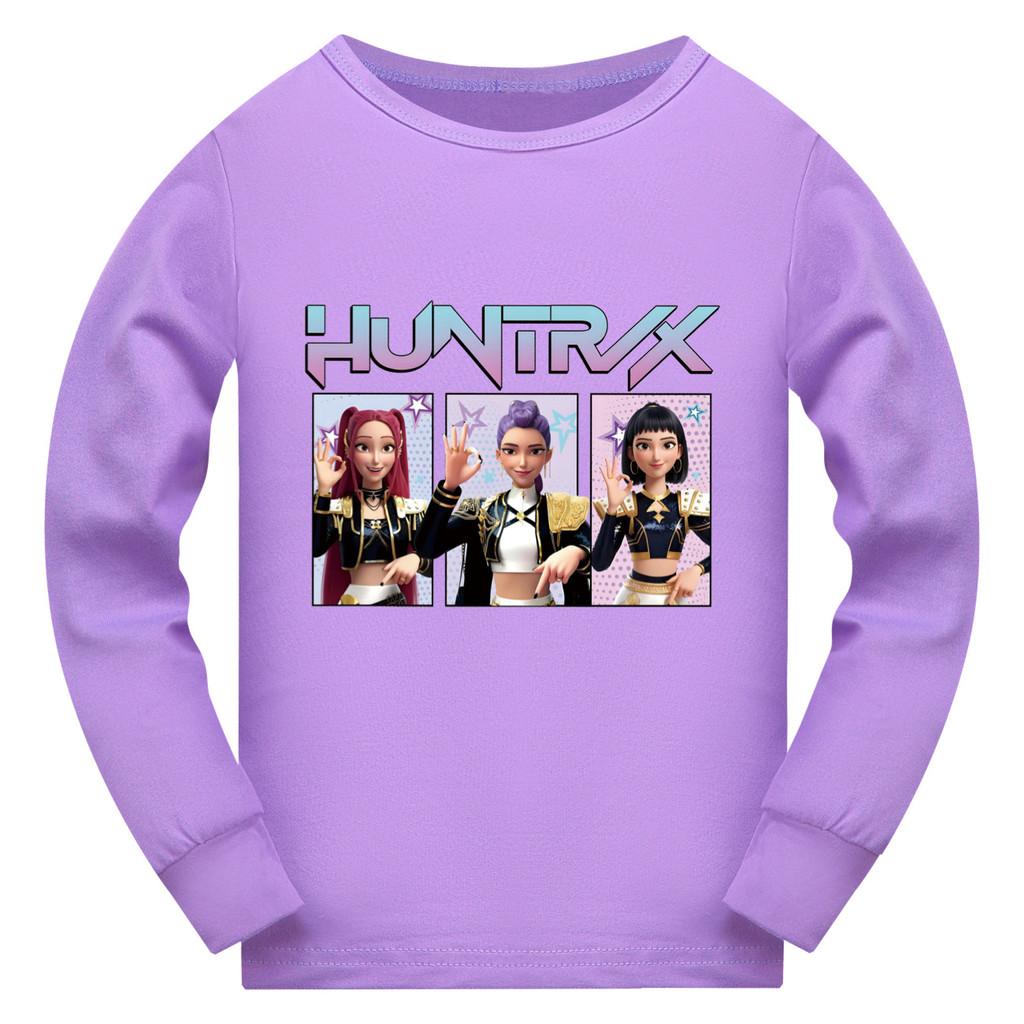 5233 Kids Girls Rumi Zoey Mira Super Star Print Long Sleeves T-Shirt