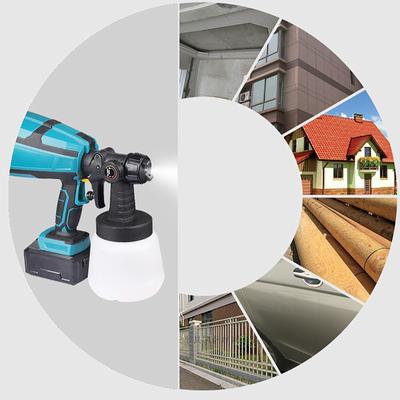 Cordless Paint Sprayer for 21V Battery,1.8mm Nozzle  3 Spray Patterns, Easy To Clean, HVLP Spray Guns for Home Car