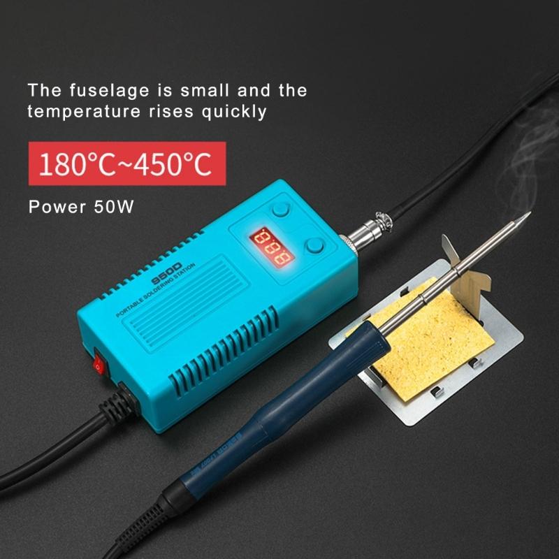 Digital Soldering Station Fast Heating Soldering Iron Station Soldering Iron Replacement Adjustable Temperature Welding