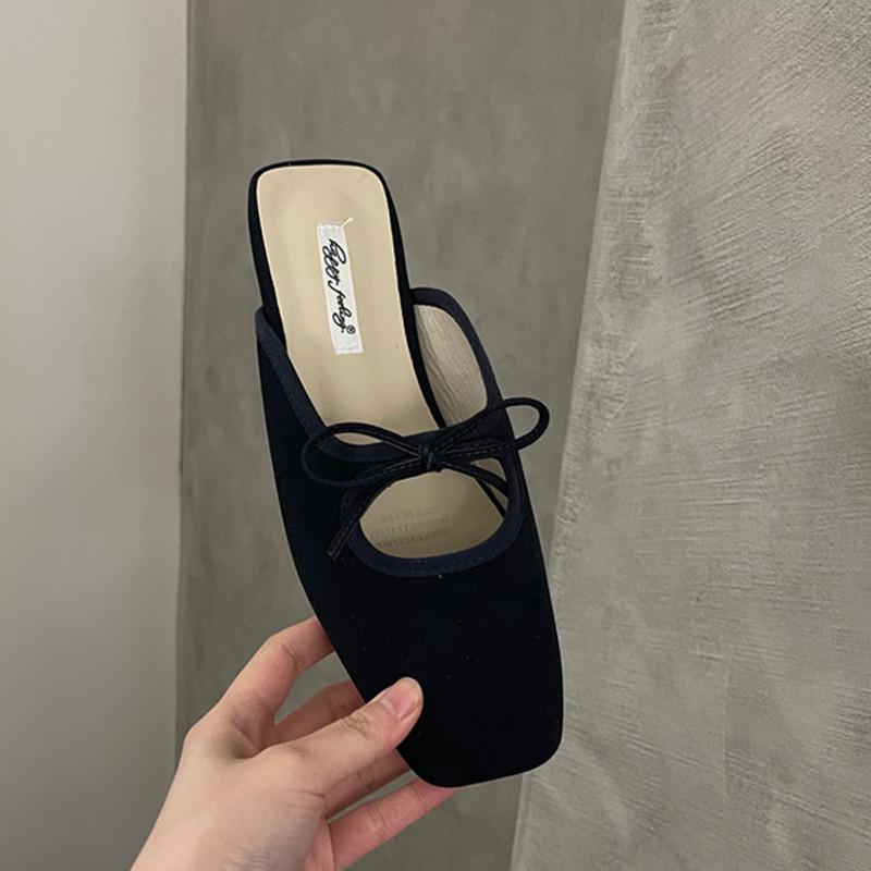 

Мода Bailamos 2025 Лето Женские Плоские Шлепанцы Мода Круглый Носок Слипоны Мюли Обувь Мягкий Плоский Каблук Уличные Повседневные Платье Сандалии Обувь 35