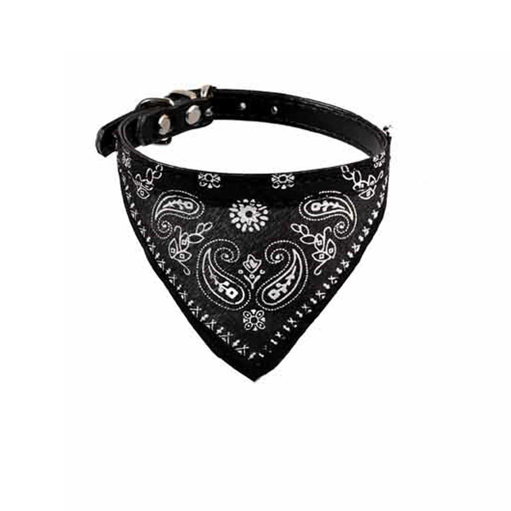 Adjustable Pet Dog Puppy Neck Scarf Bandana Collar Neckerchief Green