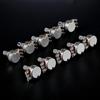 Set of 10 500K Ohm Potentiometer Split Shaft Design Metal Texture for Stable Volumes Tone Control In Guitars Basses Amps