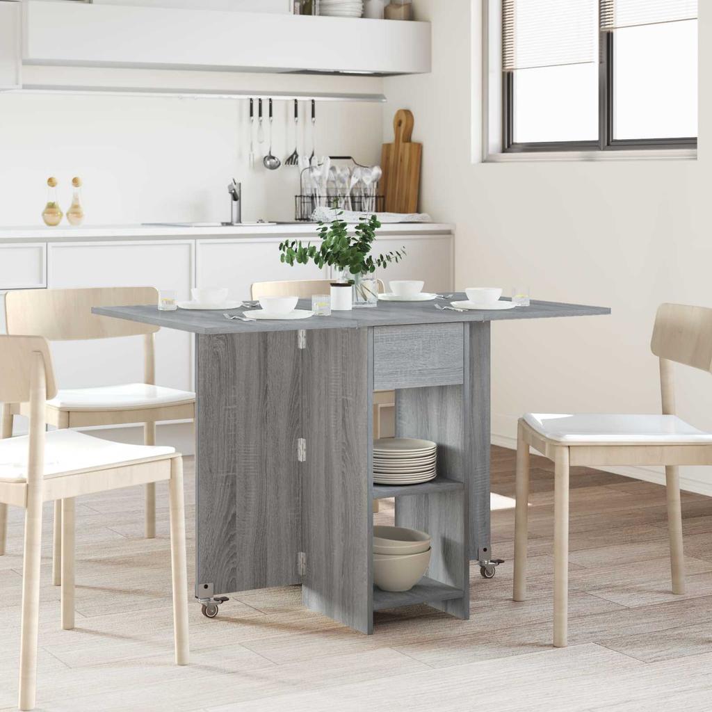 Dining Table 115 x 70 x 75 cm Engineered Wood Sonoma Grey