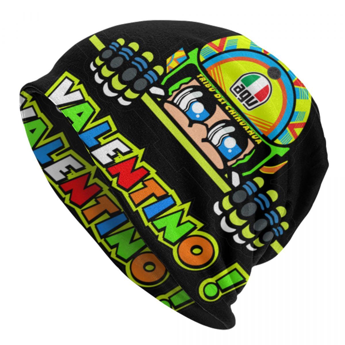 

Moto-Gp Rossi-Speed ​​Racing капот шапки крутые уличные шапочки Skullies шапка для мотокросса для женщин унисекс теплая шапка на голову