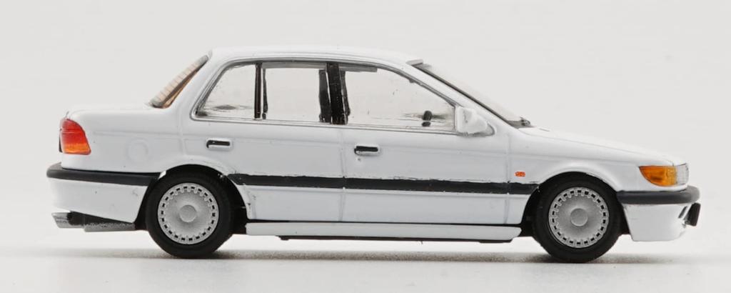 BM Creations Mitsubishi Lancer GTI 1988 White RHD Finished Model 1/64 (64B0174)