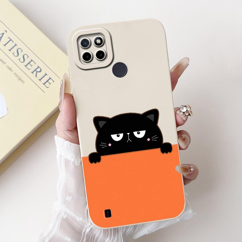 For Realme C21Y C25Y Case Luxury Candy Painted Cover Shockproof Phone Case For Realme C21 C 21 Y RealmeC21Y RealmeC25Y Soft Bags